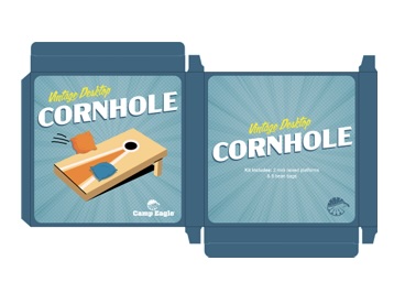 Vintage Desktop Cornhole Game