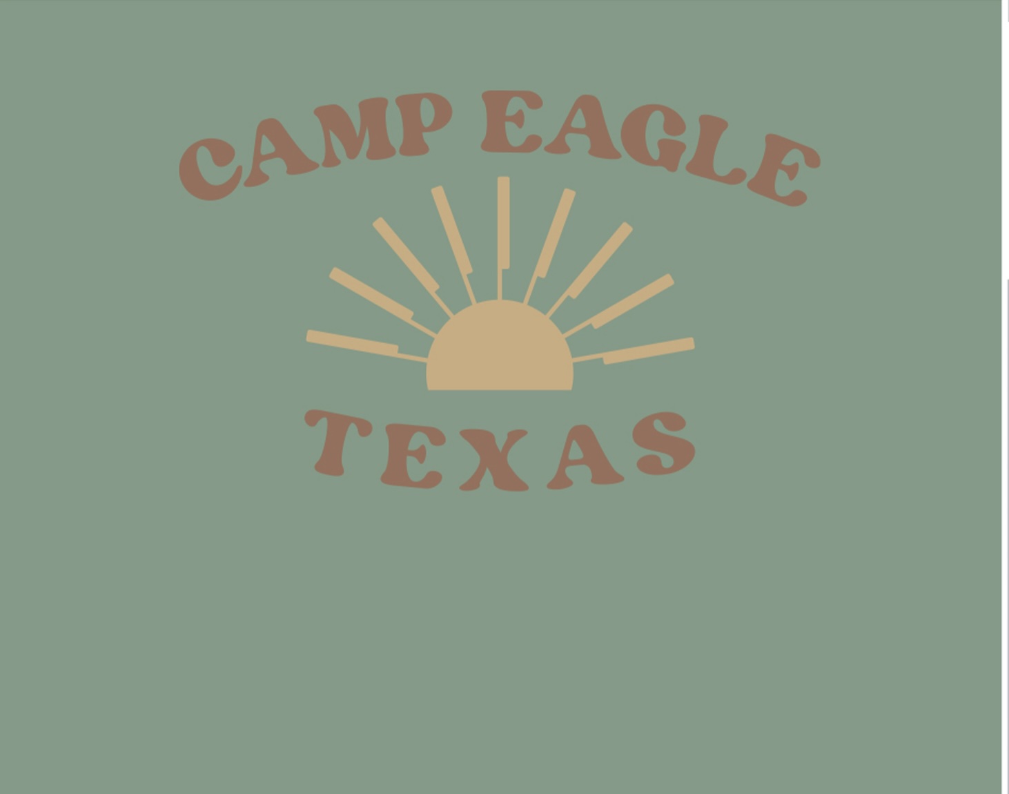 Camp Eagle Hour Glass Adventure T-Shirt