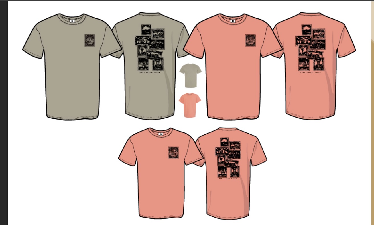 Camp Eagle Postage Stamp T-Shirt